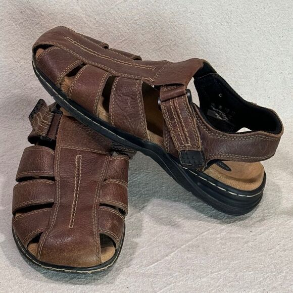 Dr. Scholl's 'Camden' Closed Toe Fisherman Sandals Mens Size 10M - Picture 8 of 16